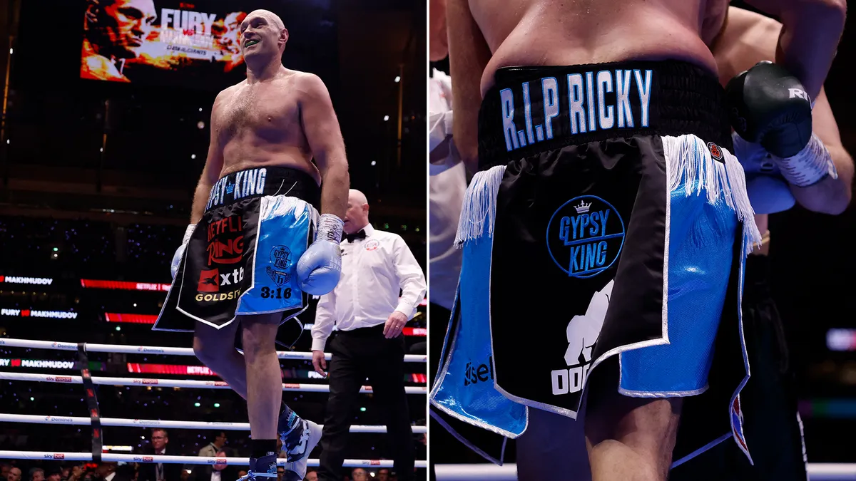 Ricky hatton: Tyson Fury Pays Tribute to  in Emotional Fight Night