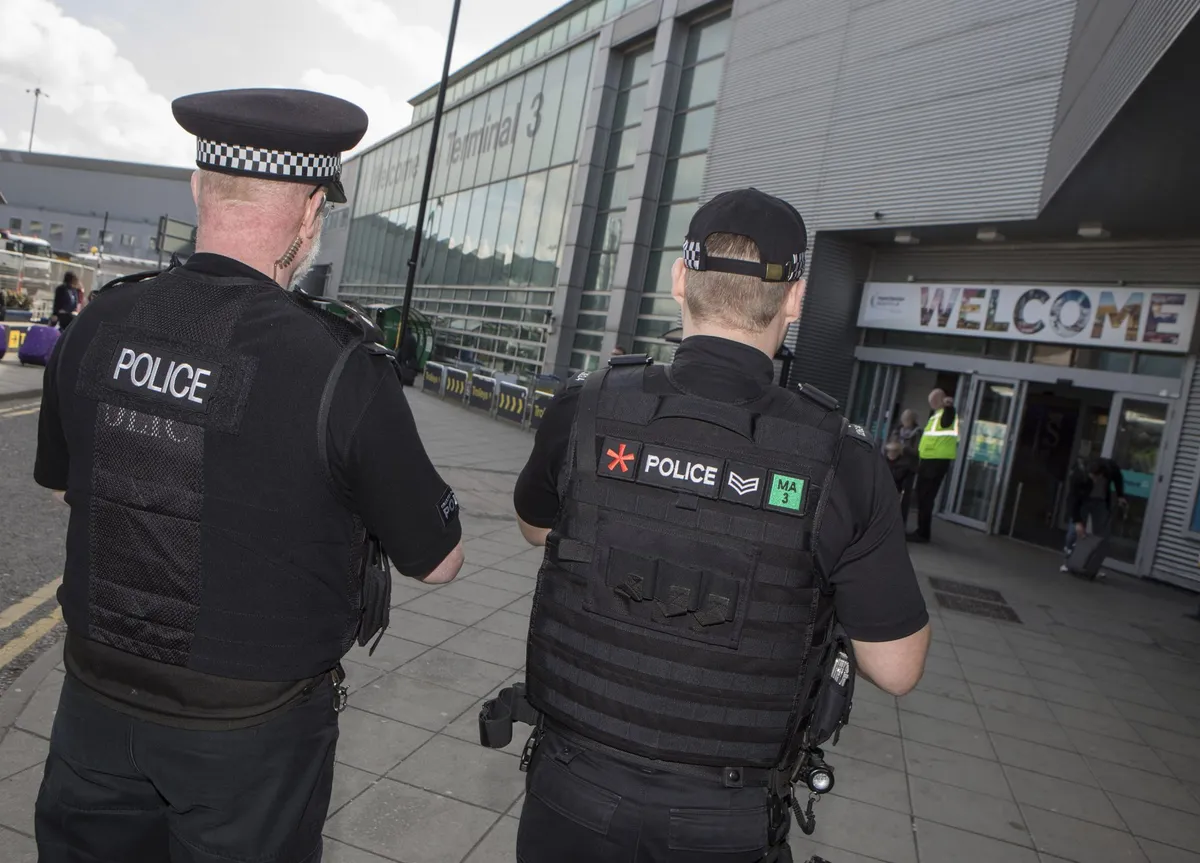 Greater manchester police airport pursuit