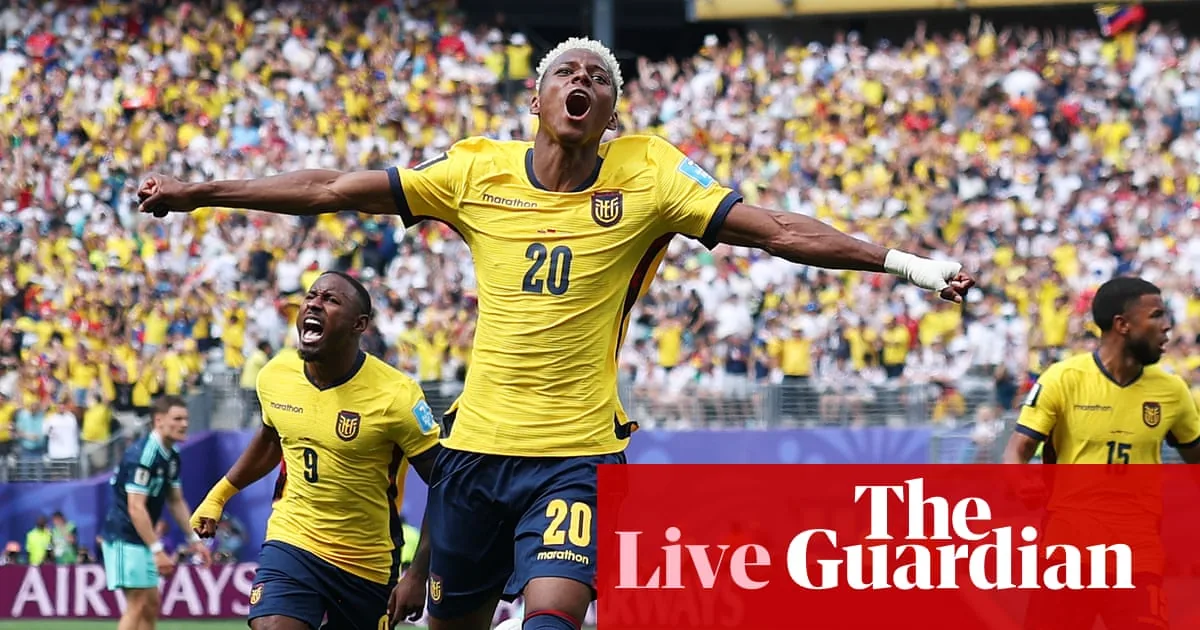 East Rutherford hosts Ecuador versus Germany in World Cup 2026 Group E clash