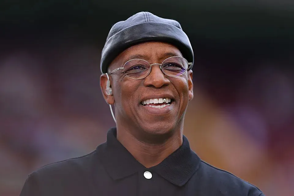 Thomas Tuchel and England vs Panama: Ian Wright smiling.