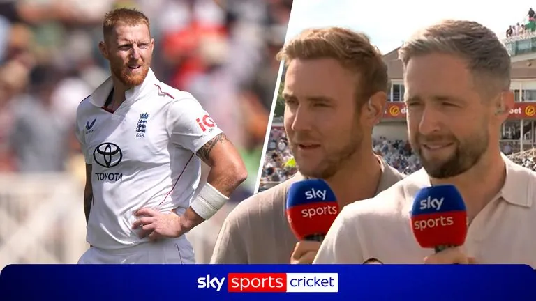 Chris Woakes, Stuart Broad and Ben Stokes