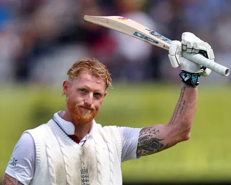 Ben Stokes recognises adulation from the fans after departing following 141 against India at Old Trafford last year