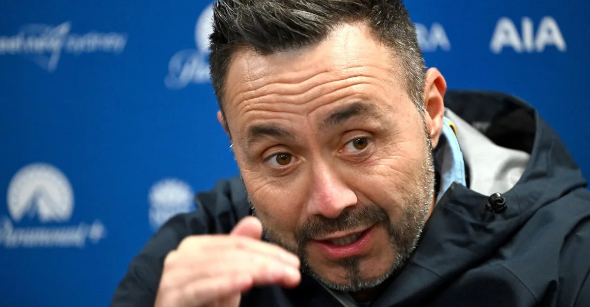 'Zero pressure' for high-spending Spurs - De Zerbi