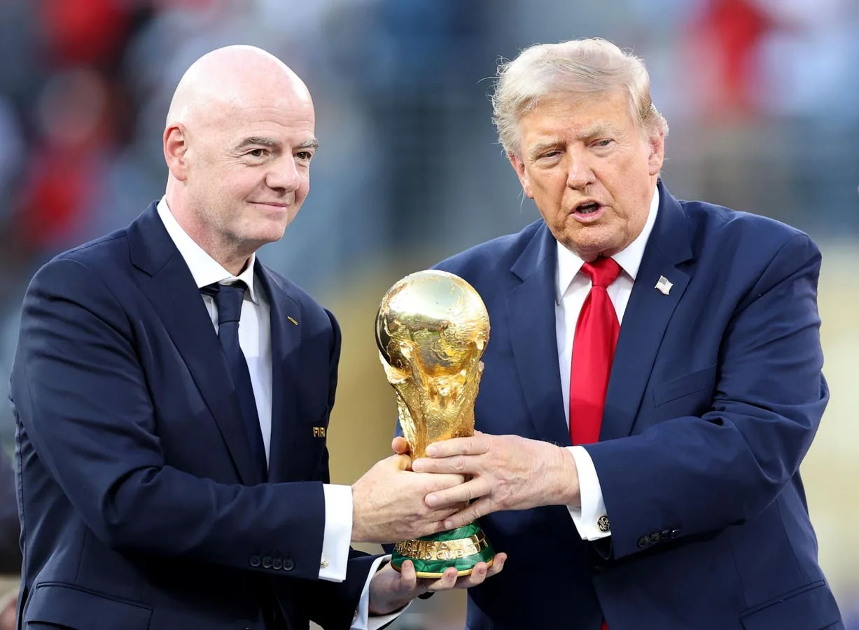 Donald Trump has to let it linger as he hangs on for Spain’s World Cup celebrations