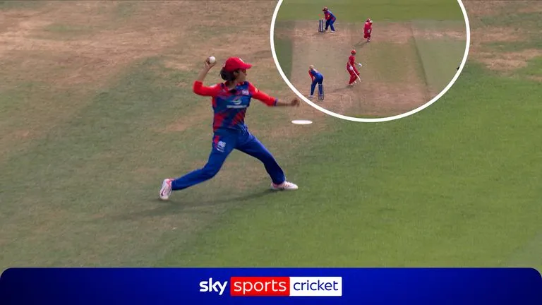 Watch the 'brilliant' Jemimah Rodrigues run out Freya Kemp!
