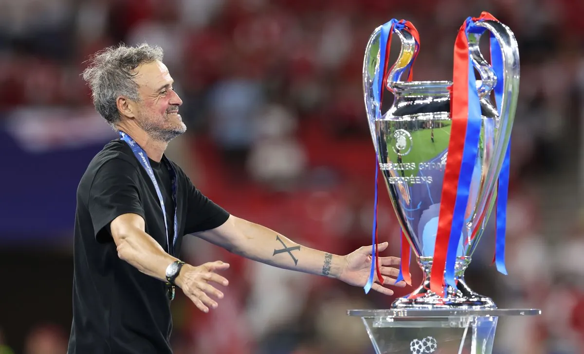 Paris Saint-Germain manager Luis Enrique