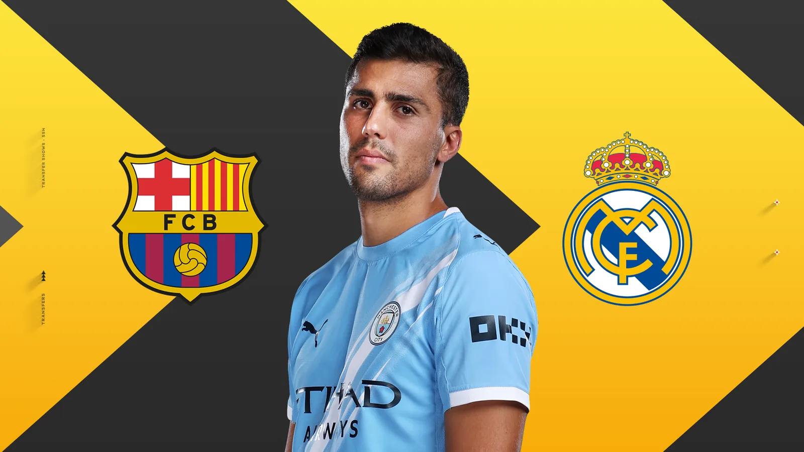 Manchester City reject Barcelona’s opening £38.5m bid for Rodri as talks continue